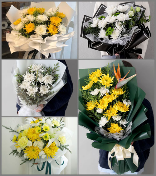 广东江门市开平市蚬冈镇长乐村白事花束代送